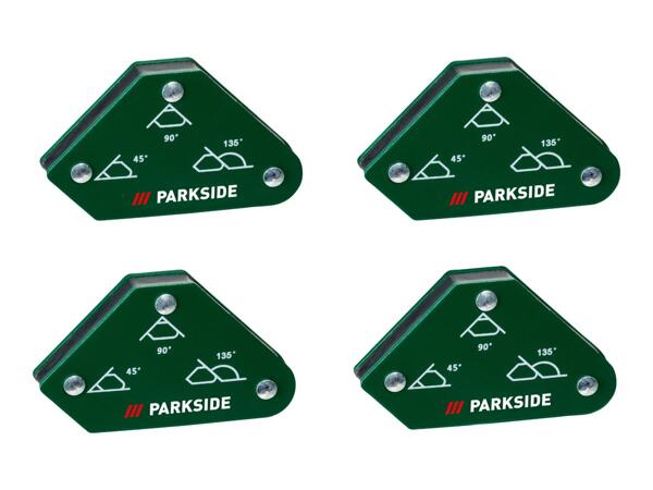 Parkside Mini Welding Magnet Set - Set of 4