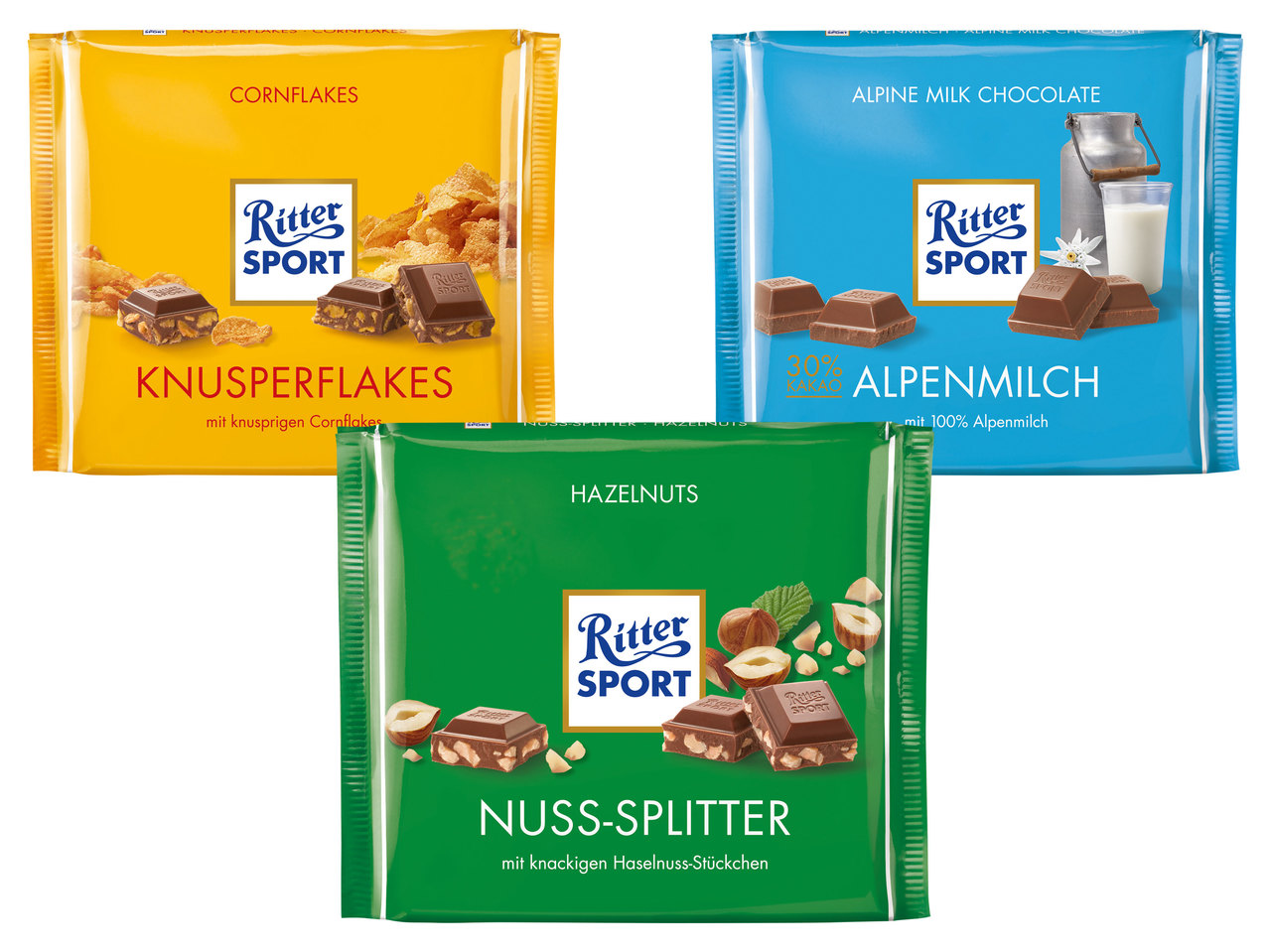 RITTER SPORT Tafelschokolade