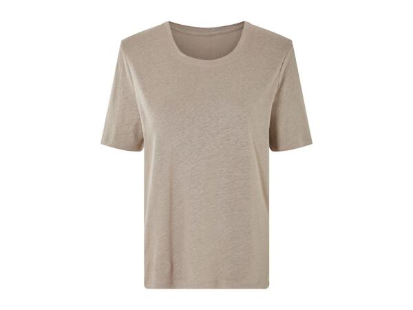 Esmara Ladies' Linen Blend Top - Beige