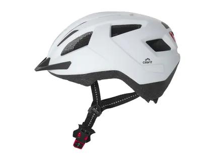 CRIVIT White Cycle Helmet With Rear Light