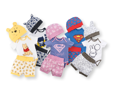 Ensemble pour bébés, 3 pièces WINNIE THE POOH/BATMAN™/SUPERGIRL™/SUPERMAN™/MIFFY