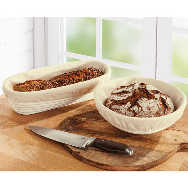 Rattan-Gärkörbchen 2in1