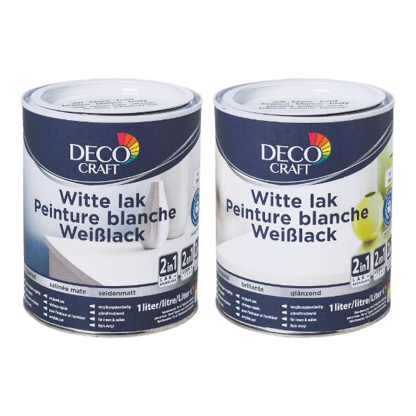 Peinture acrylique blanche