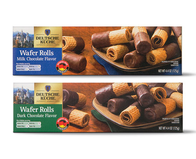 Deutsche Kuche Chocolate Wafer Rolls
