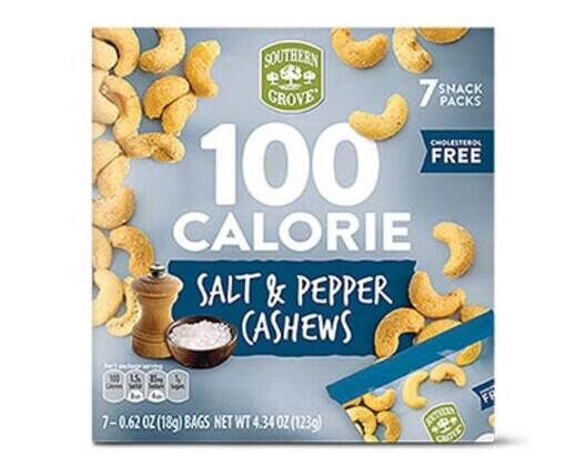 Southern Grove 
 100-Calorie Cashews Salt & Pepper or Dill Pickle