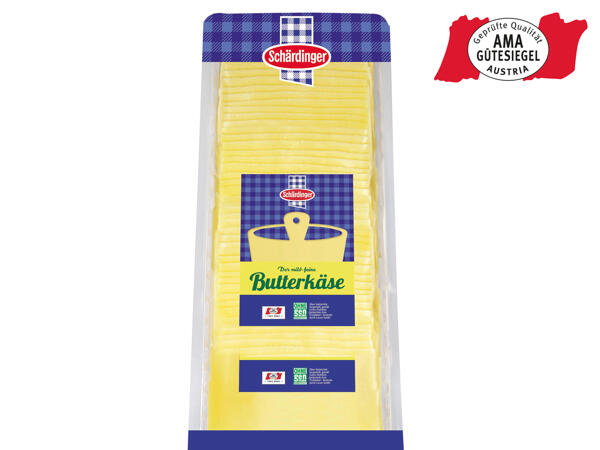 Schärdinger Butterkäse in Scheiben