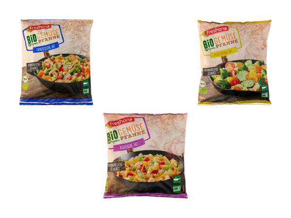 Poêlée de légumes assaisonnés bio