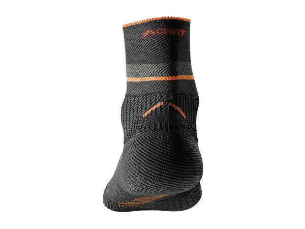 CRIVIT Adults' Grey & Orange Outdoor Socks - 2 Pairs