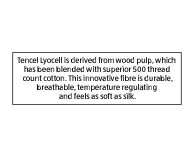 500 Thread Count Lyocell Cotton Sheet Set – Queen Size