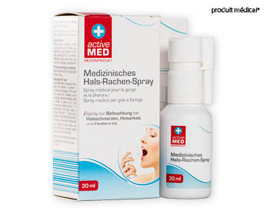 Spray médical pour la gorge ACTIVE MED