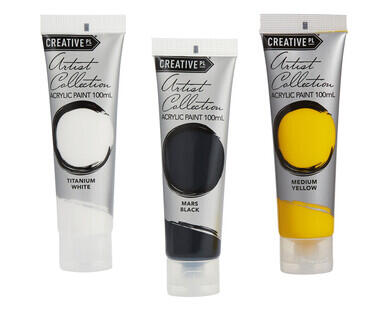 Acrylic Artist Paint Tubes 100ml