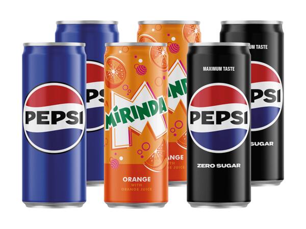 Pepsi Cola, Zero Cola oder Mirinda Orange