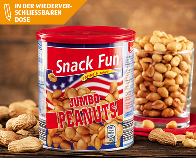 SNACK FUN Jumbo Erdnüsse