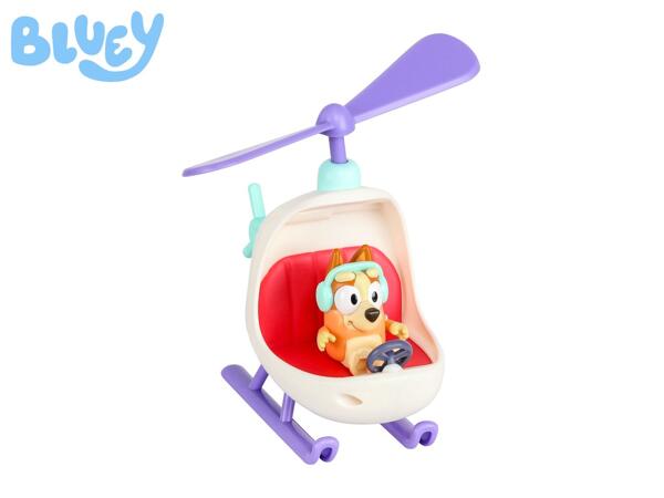 Bluey Bingo's Helicopter Toy with Figure
