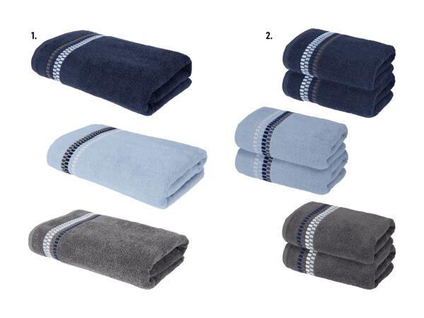 Serviettes en tissu éponge