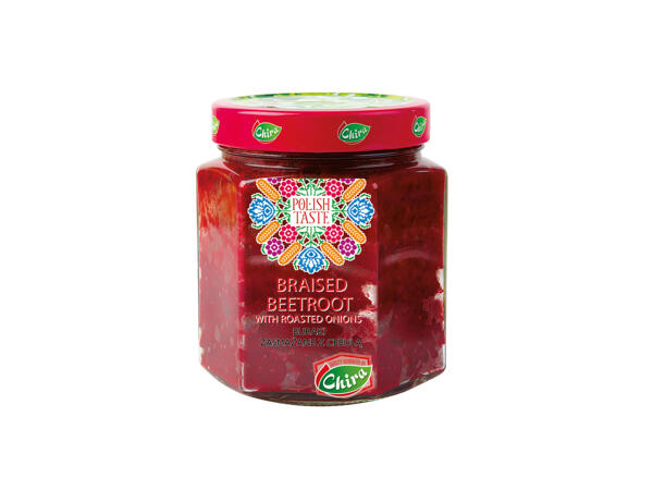 Braised Beetroot wth Roasted Onions