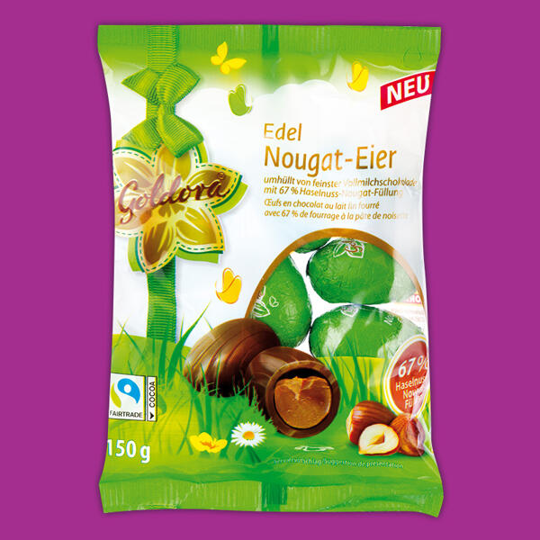Edel-Nougat-Eier
