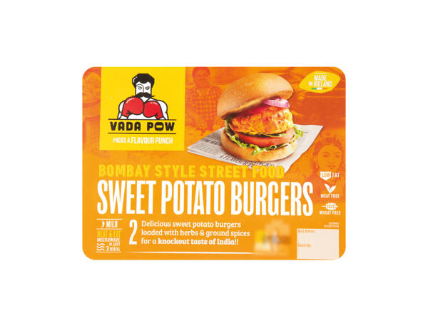 Vada Pow Sweet Potato Burger