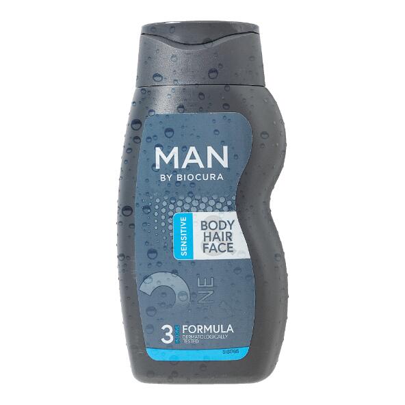 MAN BY BIOCURA(R) 				3-in-1-Pflege für Männer