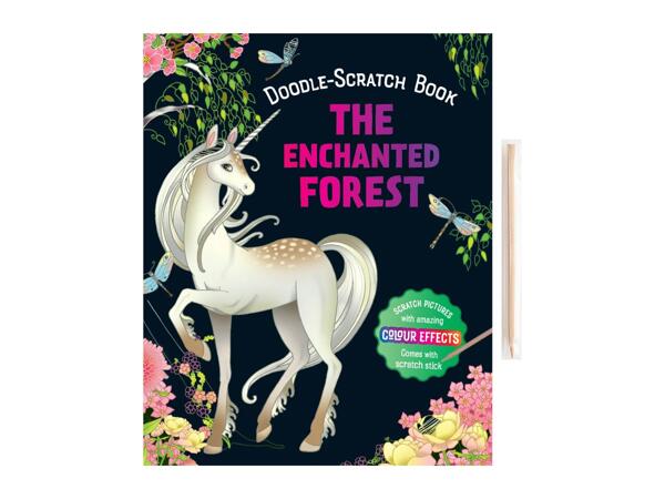 The Enchanted Forest Christmas Scratch Magic Book