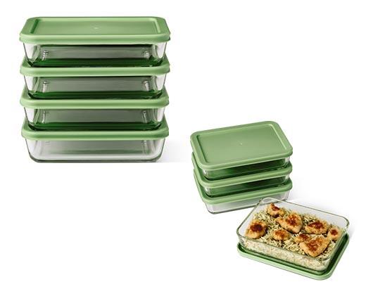 Crofton 
 Glass Meal Prep Container Set