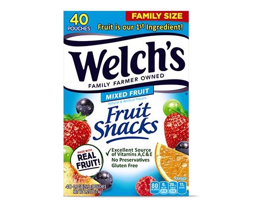 Welch's 
 Mixed Fruit 40-Count Fruit Snacks