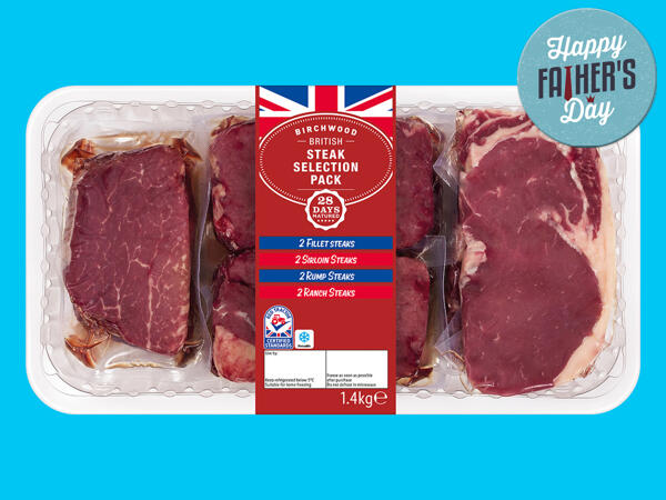 Birchwood 28-Day Matured British Steak Selection Pack