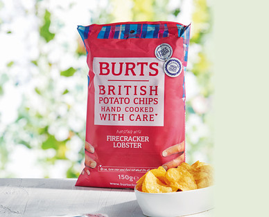 Burts Firecracker Lobster Hand Cooked Crisps