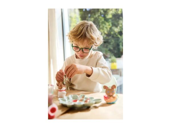 Crelando Paint Your Own Easter Bunnies Decorations - 12 Pieces