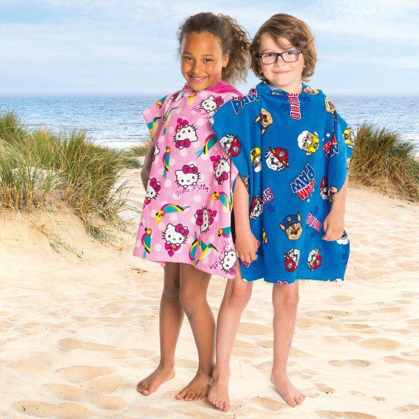 Badponcho voor kinderen