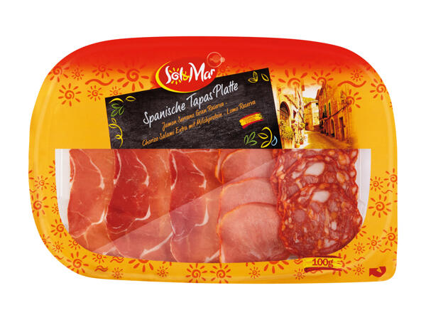 Assiette de tapas espagnoles