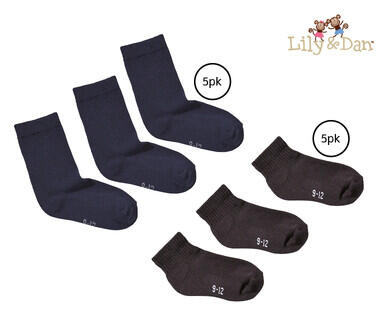 School or Sports Socks 5pk
