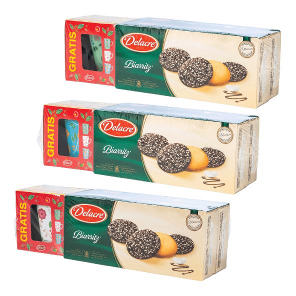 Biarritz-koekjes Delacre, 2-pack