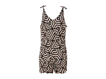 ESMARA Ladies' Patterned Linen Playsuit