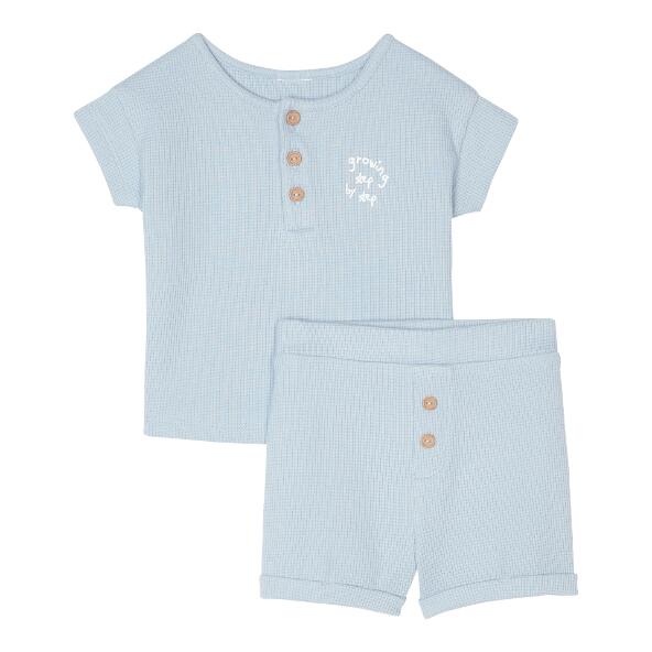 L&D(R) 				Babyset mit Waffelstruktur