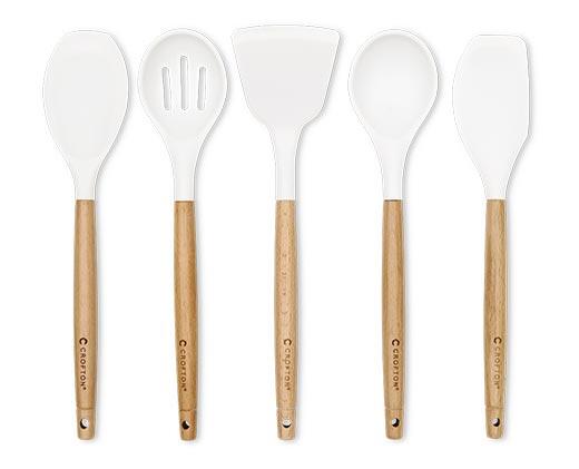 Crofton 
 5-Piece Wood & Silicone Utensil Set