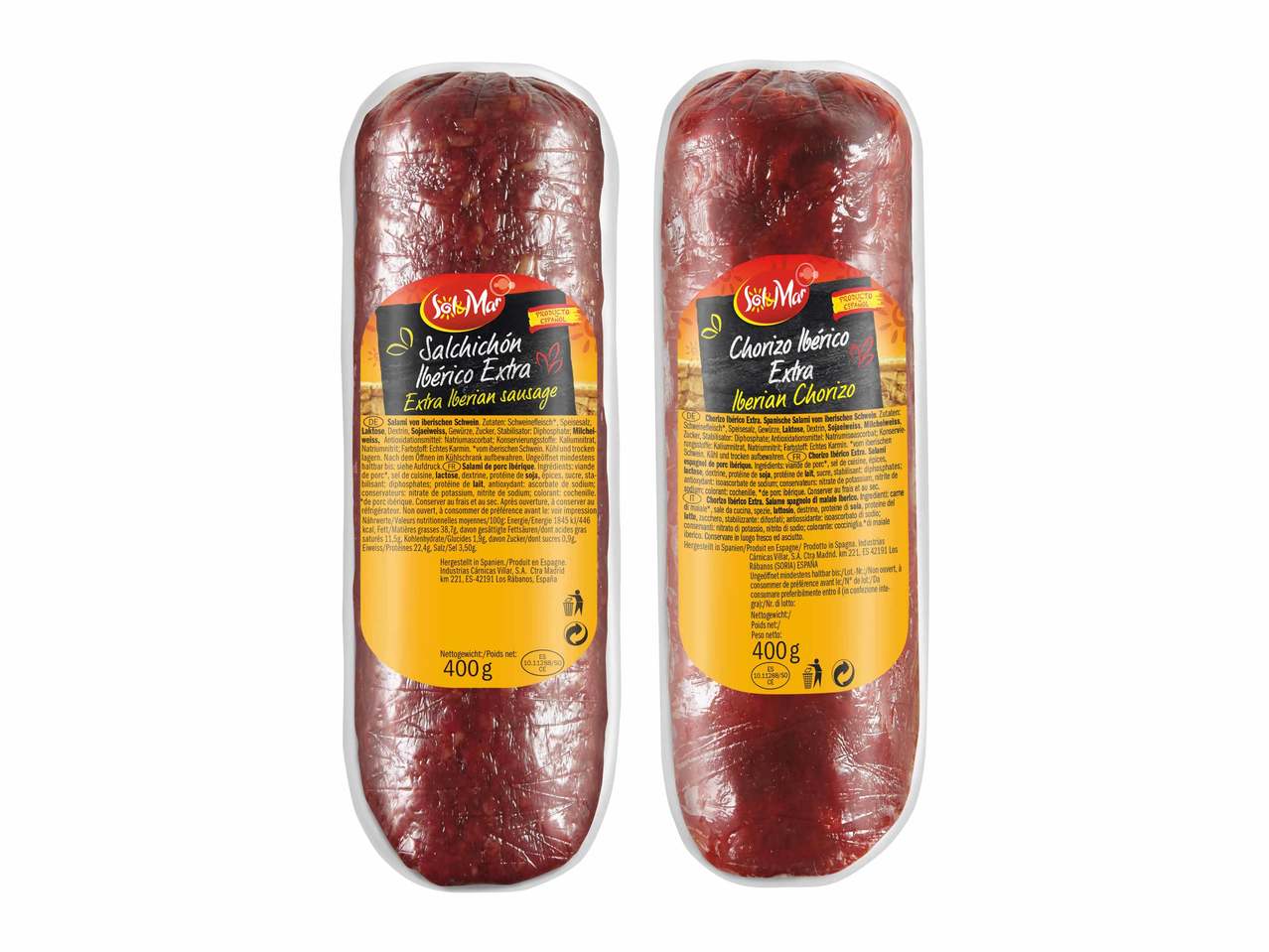 Salchichón/ chorizo ibérico extra
