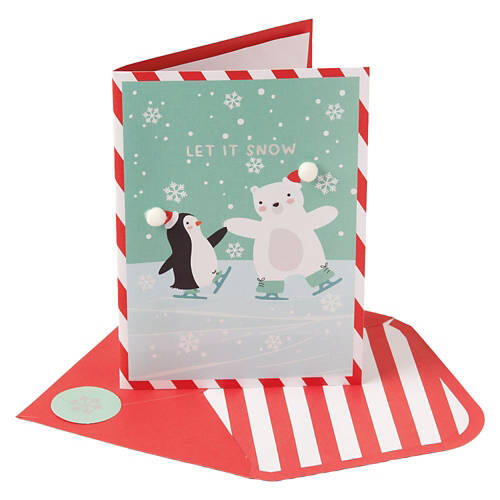 Holiday Greeting Card - Winter Animals