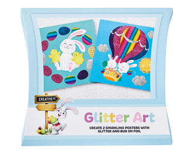 Easter Mosaic, Glitter, Scratch or Pom Pom Art