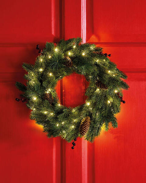 LED Christmas Wreath