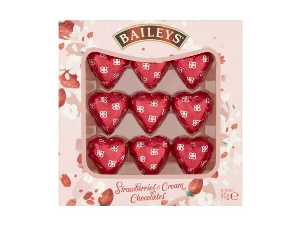 9 Baileys Strawberries and Cream Hearts