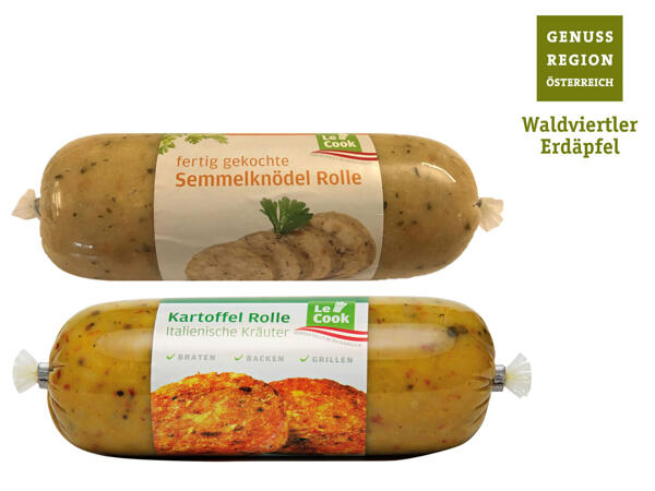 GENUSS REGION ÖSTERREICH Semmel- oder Kartoffelknödelrolle