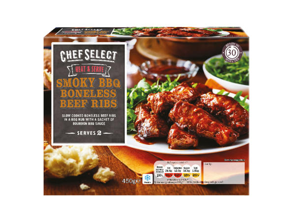SMOKY BBQ BONELESS RIBS