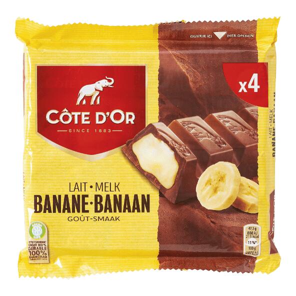 CÔTE D'OR(R) Chocoladerepen, 4 st.
