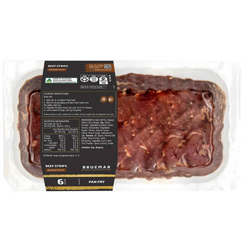 Beef Bulgogi Style Strips
