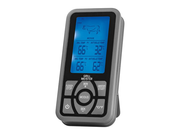 GRILLMEISTER Bezdrátový grilovací teploměr GFGT 433 B2 / Bluetooth GTGT 2.4 A2