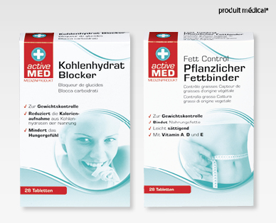 Bloqueur de glucides/Capteur de graisses végétal ACTIVE MED