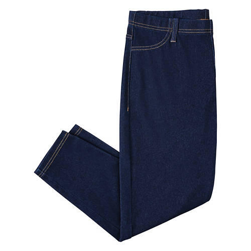 Ladies Capri Jeggings - Dark Blue, XL