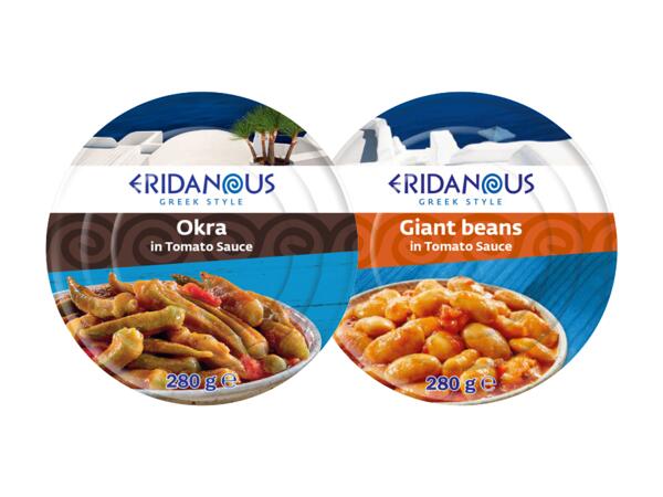 Okras or white beans