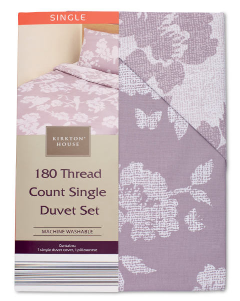 Birds and Blossom Single Duvet Set